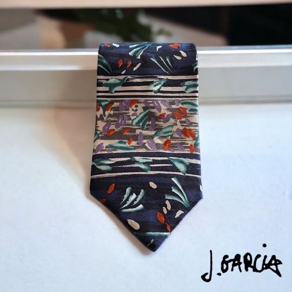 J. Garcia Silk Tie - Picture 1 of 6